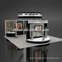 Detian Offer High quality trade show display system expo TV stand exhibition booth